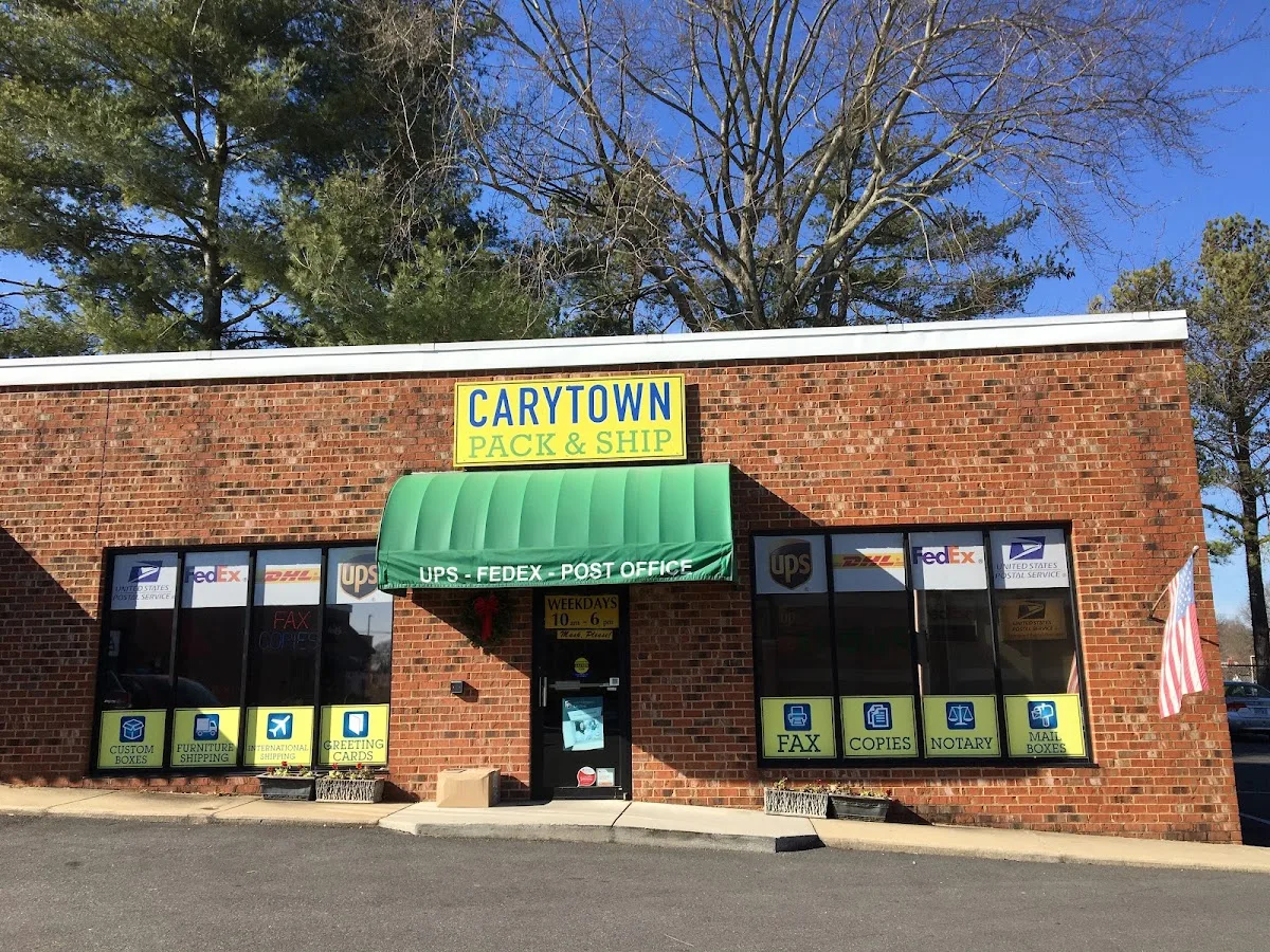 Carytown Pack & Ship — exterior