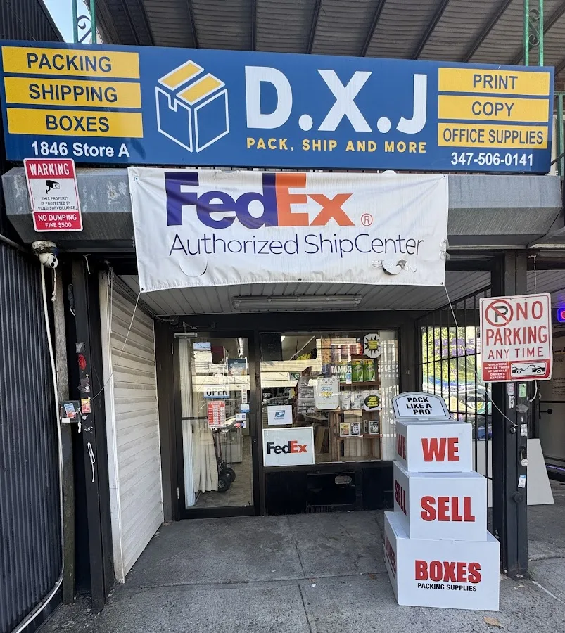 DXJ PACK, SHIP & MORE ( FedEx Authorized Ship Center ) ( USPS )( Print Center ) — exterior
