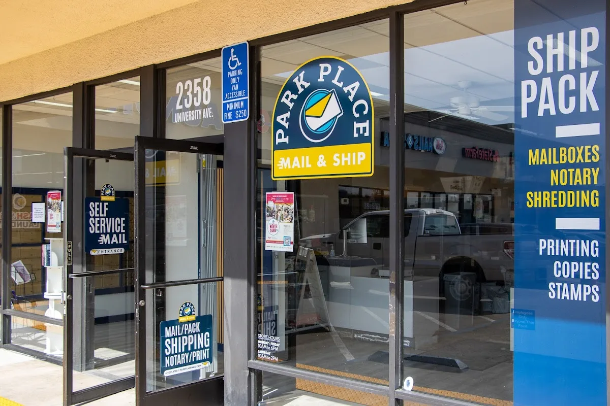 Park Place Mail & Ship — exterior