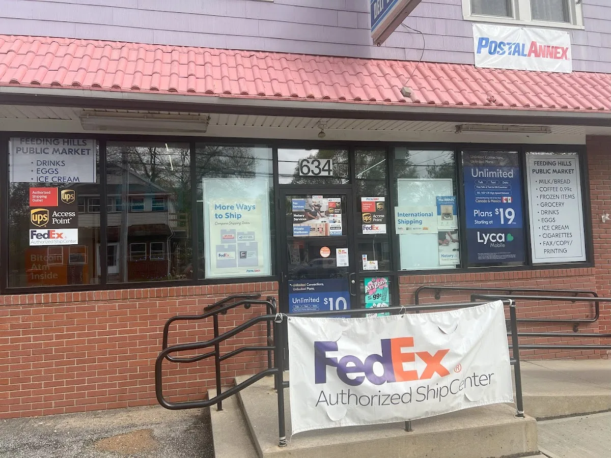 Postal Annex - Feeding Hills Public Market - “the PURPLE store” — exterior