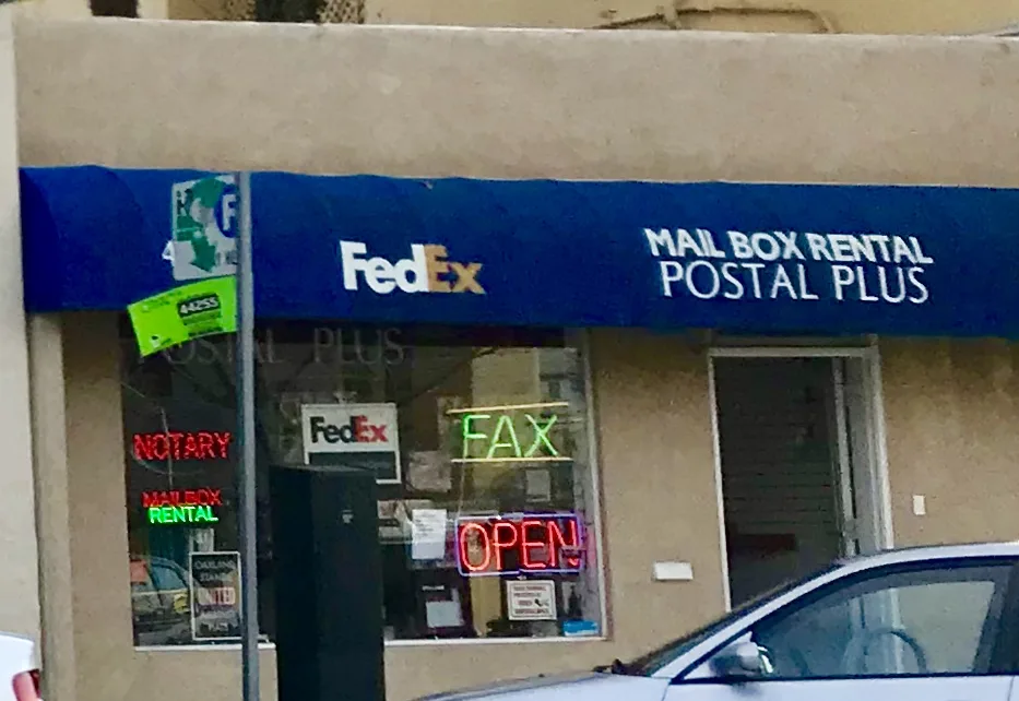 Postal Plus — exterior