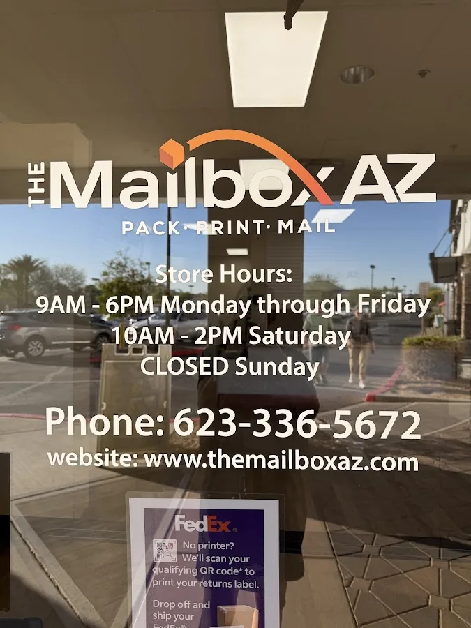 The Mailbox AZ USPS, FedEx, DHL, Mailbox, Packing, Shipping, Mailbox, Printing — exterior